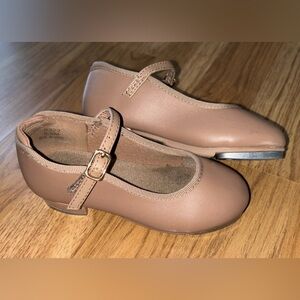 Girls Tan Tap Dance Shoes